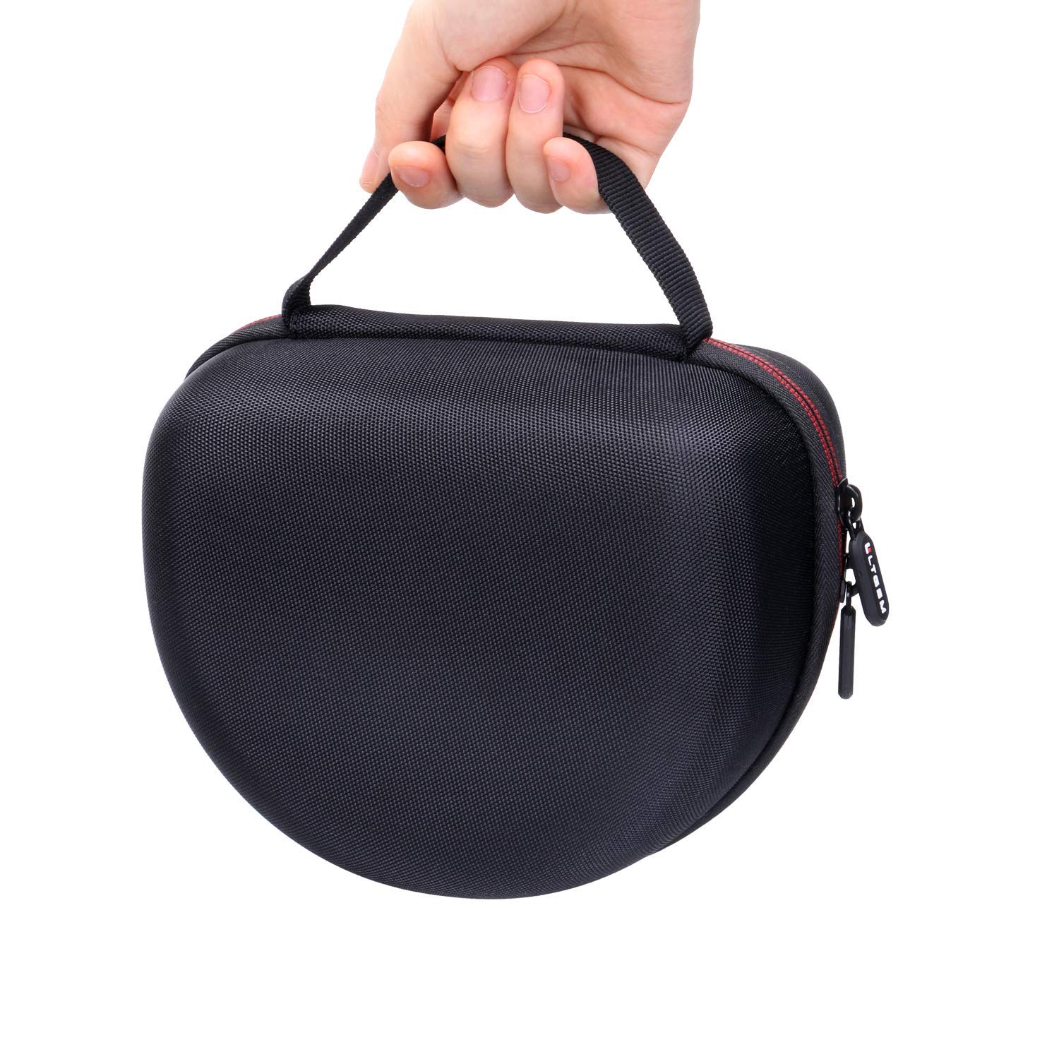 Portable headphone case Hard Shell Headset Carrying Case/Protective Travel Bag with Space for Cables, Charger and Accessories